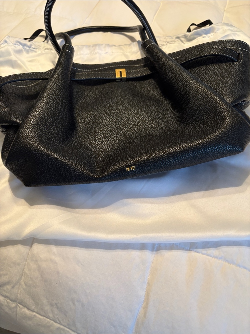 JW PEI black satchel bag